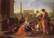 Poussin, Rest on the Flight into Egypt